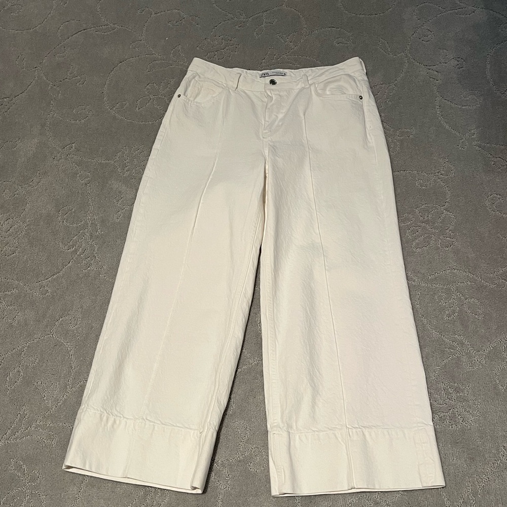 Zara White Jeans